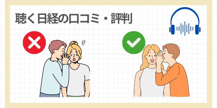 聴く日経の口コミ・評判