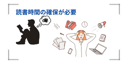 読書時間の確保が必要