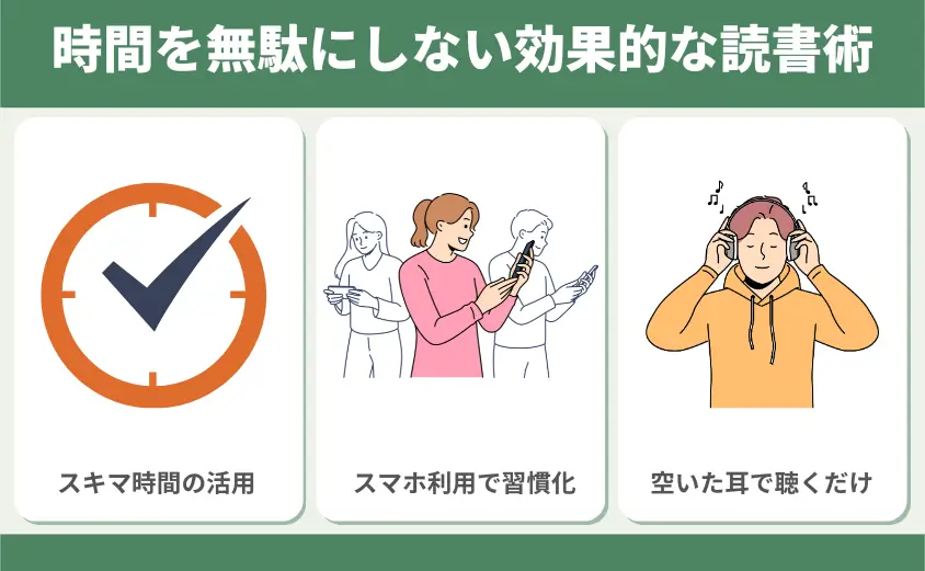 時間を無駄にしない効果的な読書術