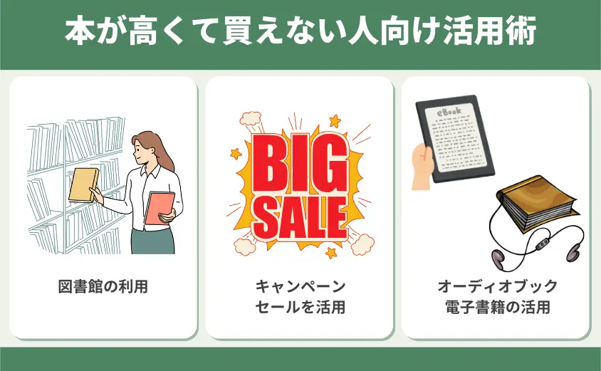 単行本が高くて買えない人向けの活用術