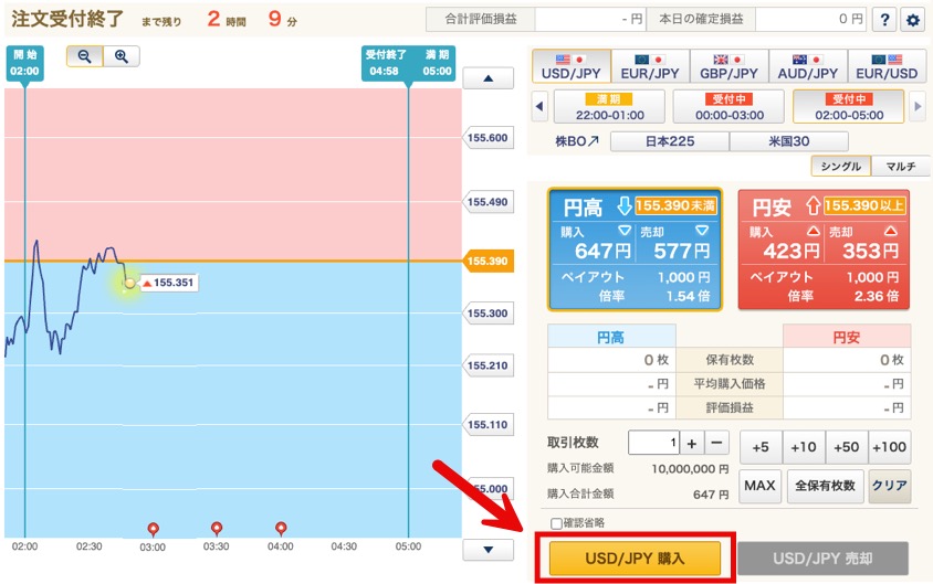 購入ボタン