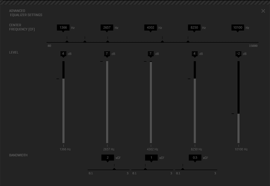 Destiny2のイコライザー設定