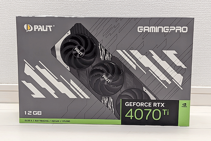 RTX4070Ti GamingProの箱