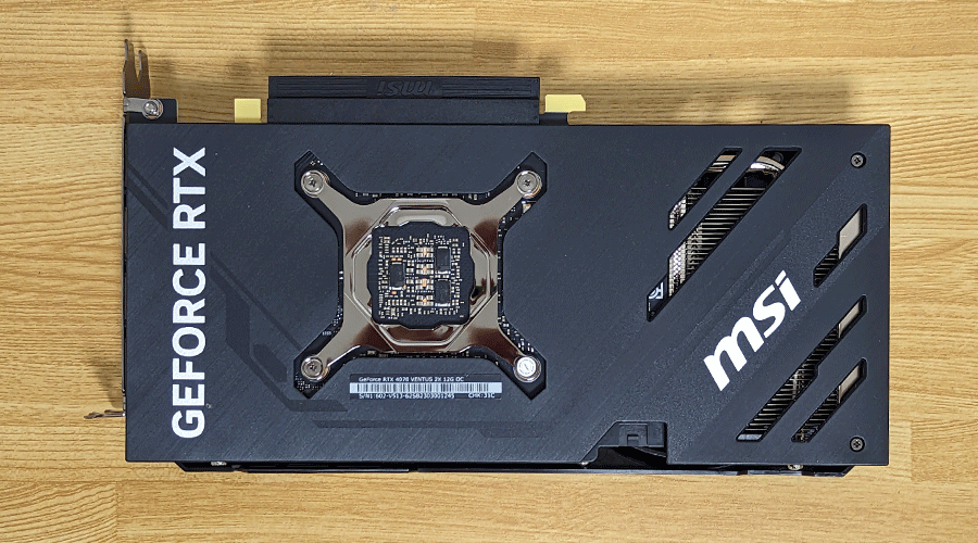 MSA RTX4070 2FAN 天面