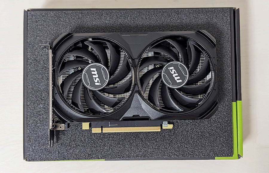 MSI RTX4060Ti 8GB fan